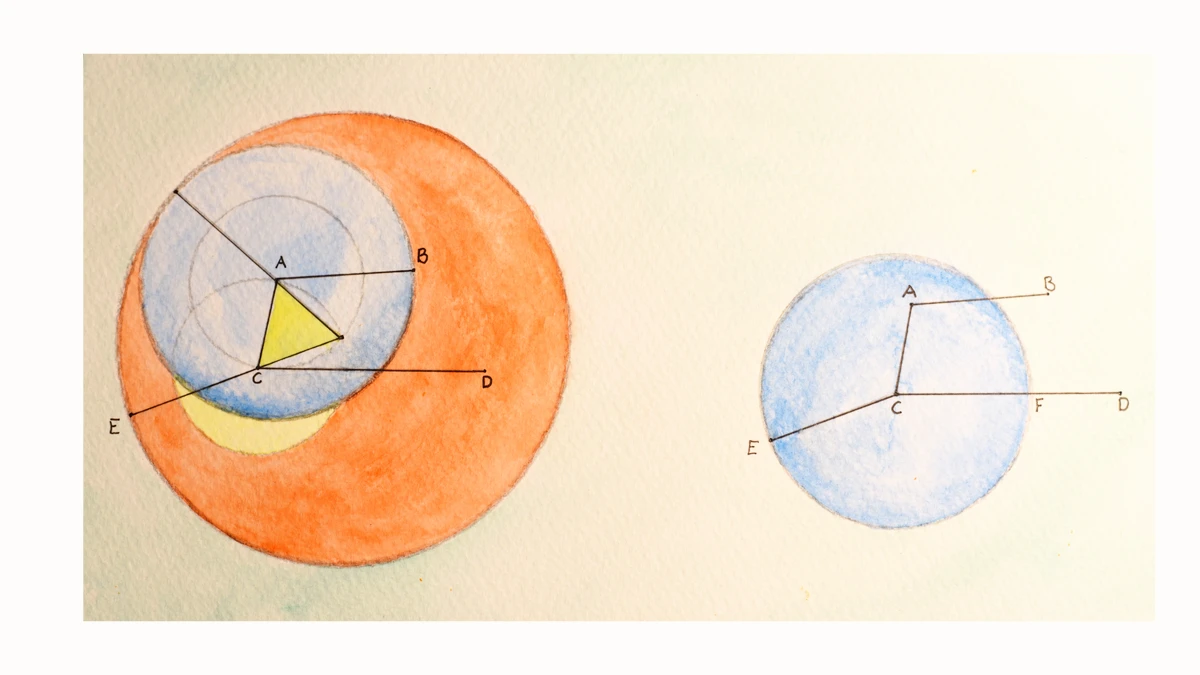 Euclid's Elements Book I Prop 3 b - Illustration
